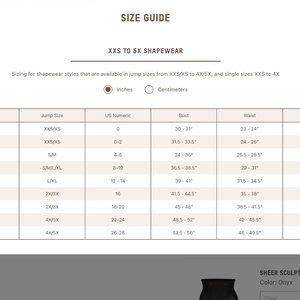 fendi x skims size chart.